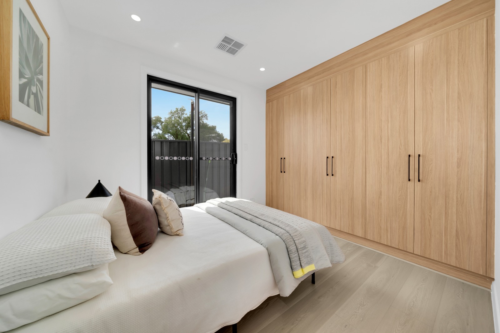 Bedroom with full-height built-in robes